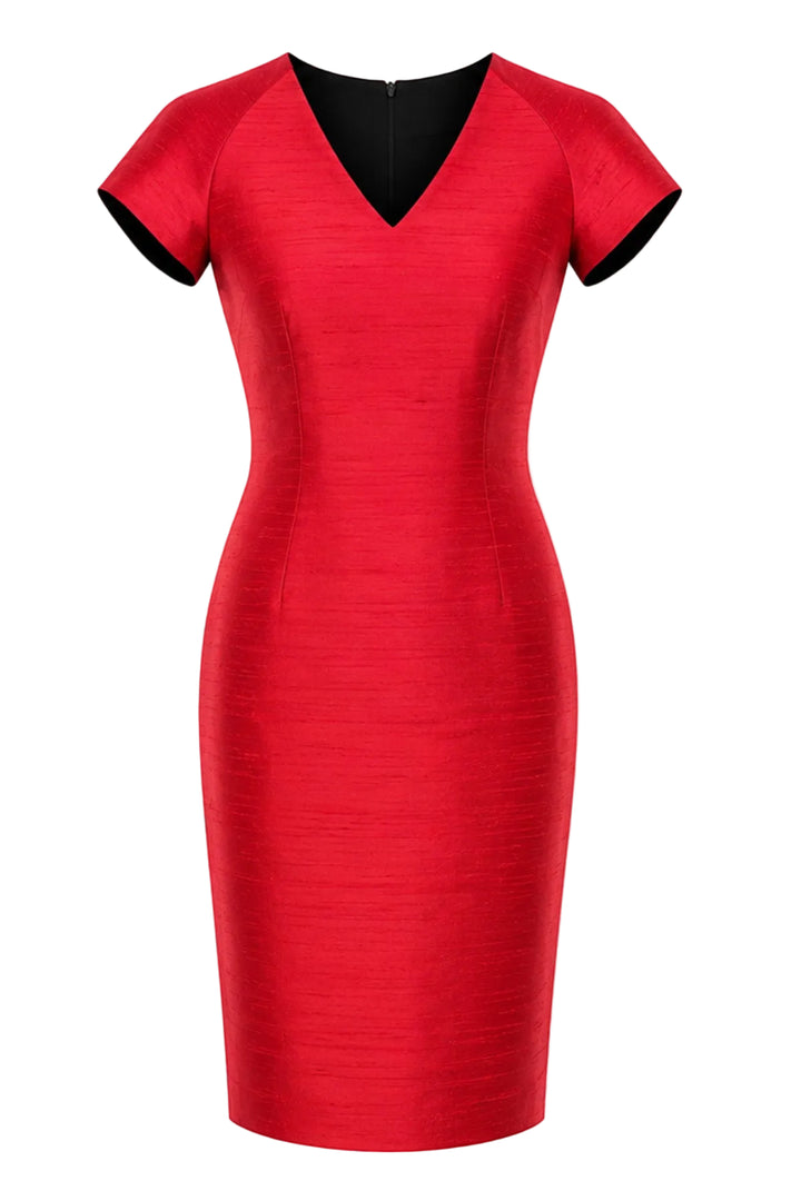 Marilyn Dress in Scarlet
