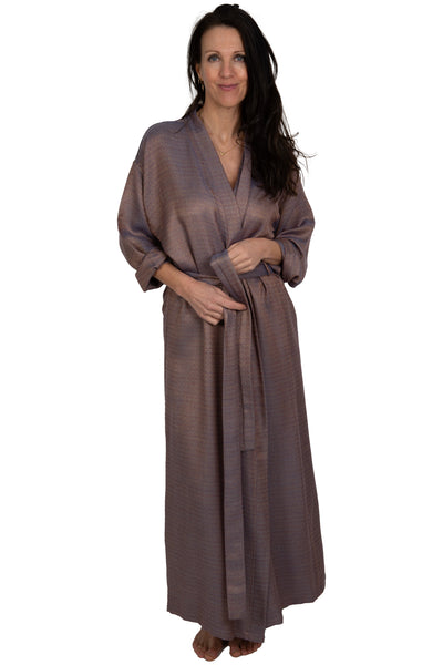 Dressing Gown in Copper Rose