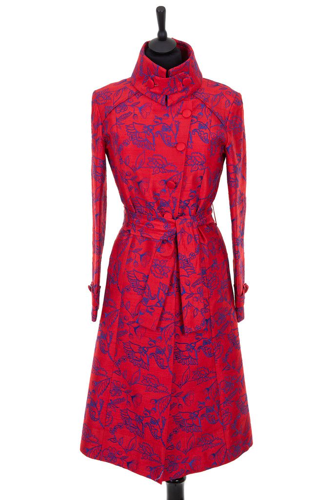 Silk trench hotsell coat dress