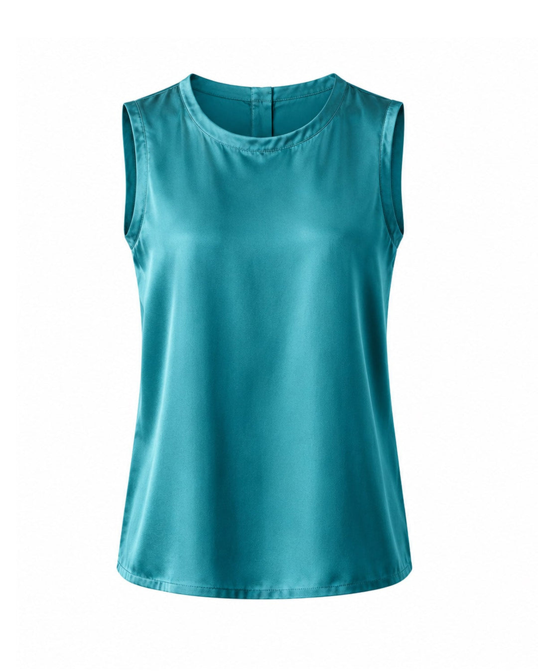 Willow Silk Top in Perfect Teal