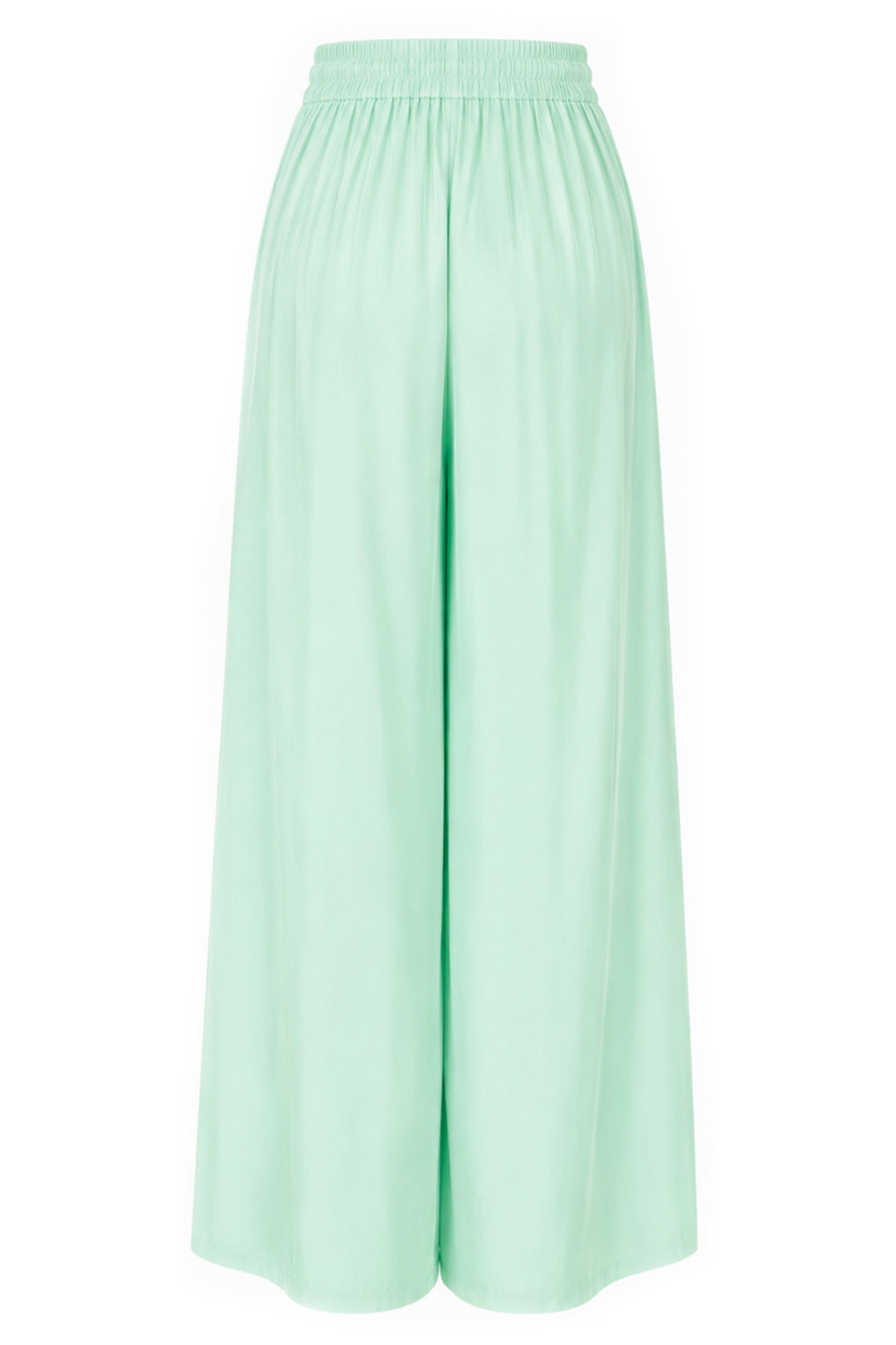 Silk Palazzo Pants in Lagoon