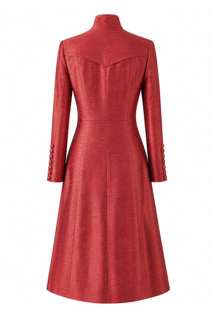 The Liberty Silk Coat in Dusk