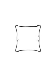 Small Silk Cushion in Burnt Umber