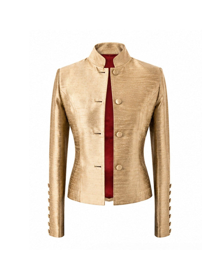 Phoenix Jacket in Oyster Gold