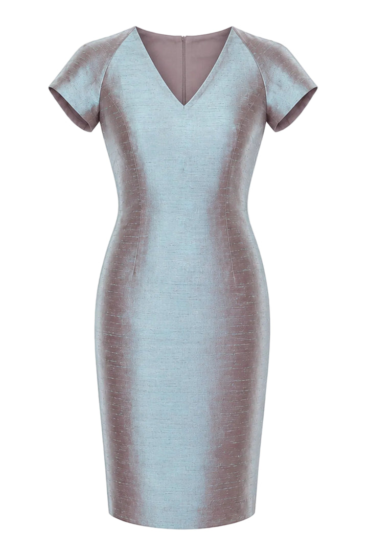 Marilyn Dress in Smokey Blue - Sale