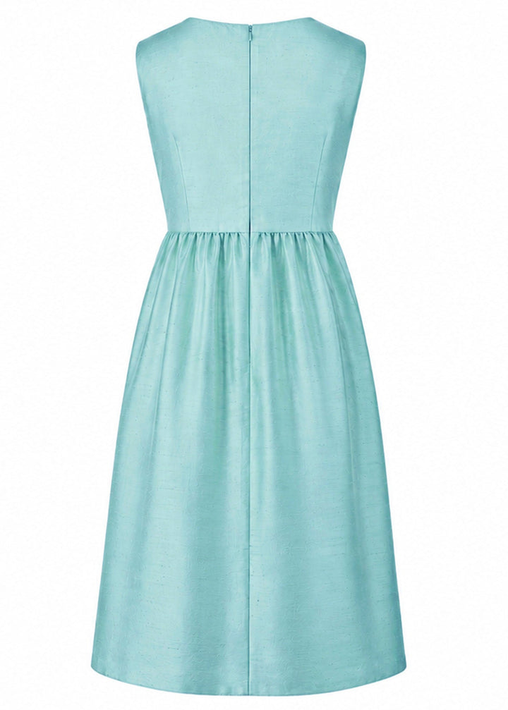 Lucie Silk Dress in Paradise