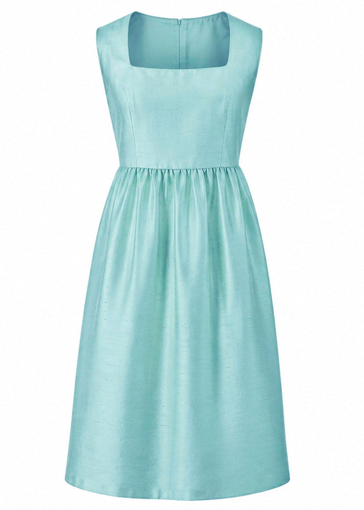 Lucie Silk Dress in Paradise