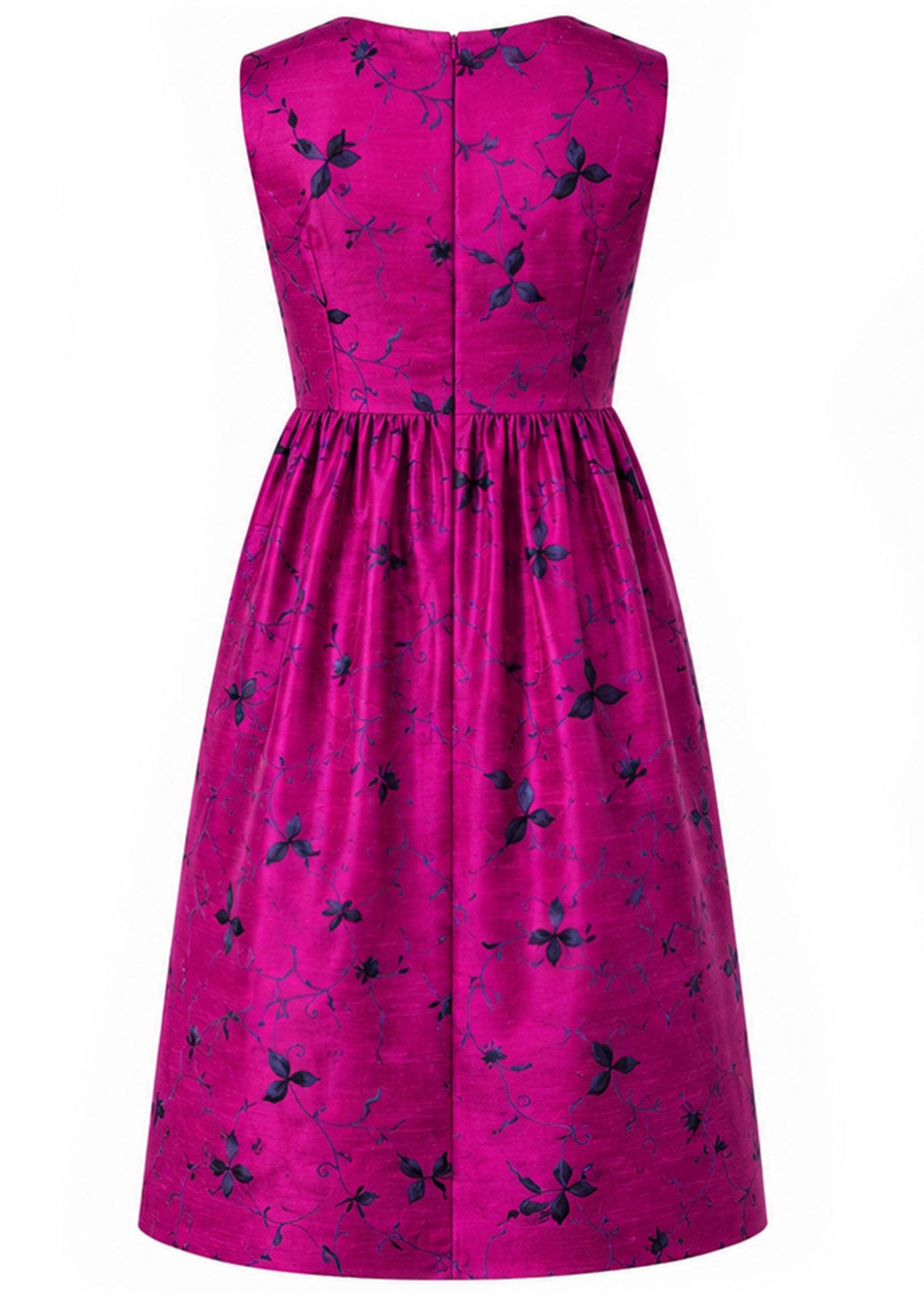 Lucie Silk Dress in Burlesque