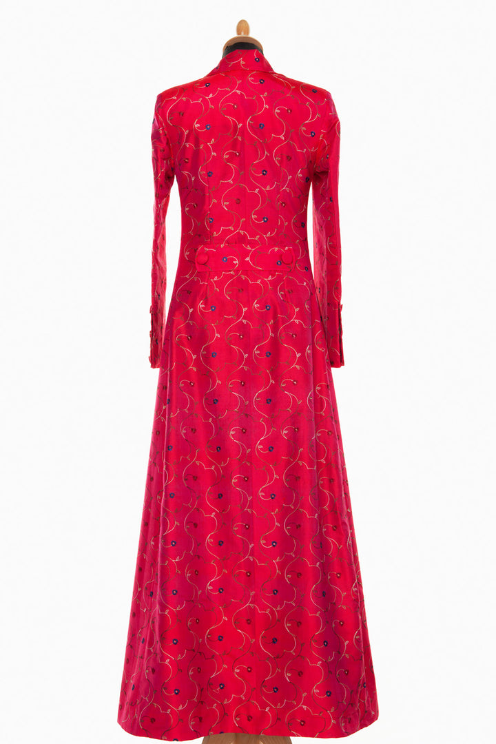 Aquila Coat in Hot Cerise - Sale