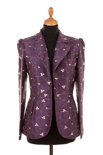 Lotus Jacket in Mulberry