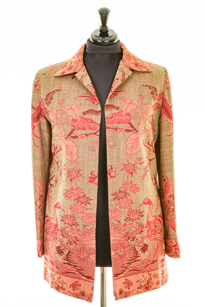 Long European Jacket in Electric Moss