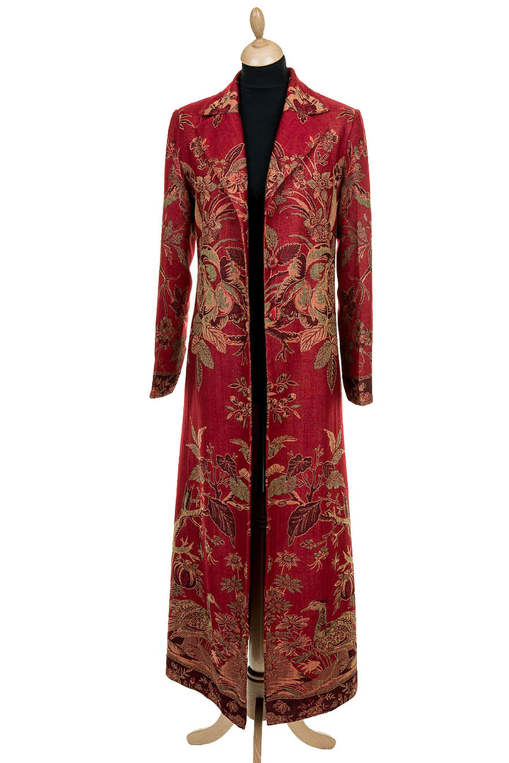 Aquila Coat in Rich Ruby - Sale