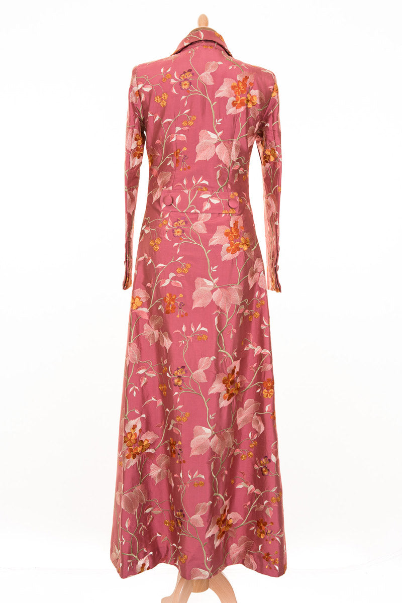 Aquila Coat in Pink Shalimar - Sale