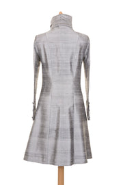 Delphine Coat in Silver