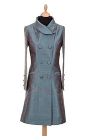 Delphine Coat in Smokey Blue