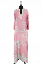 Shibumi Coco Cashmere Kaftan in Rococo Pink - light pink