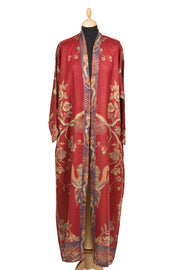 Reversible Dressing Gown in Venetian Red