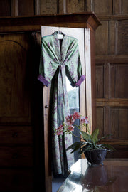 Reversible Dressing Gown in Dragonfly Green