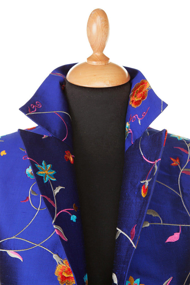 Grace Coat in African Cobalt