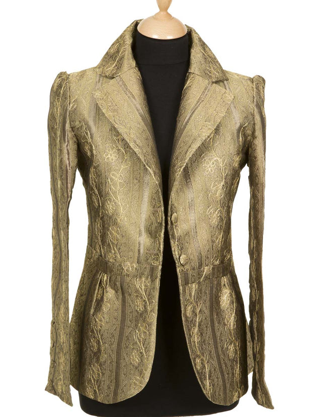 Lotus Jacket in Antique Gold