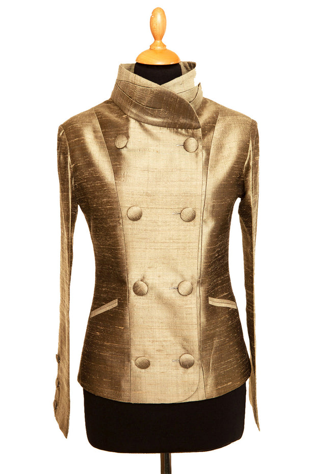 Delphine Jacket in Oyster Gold
