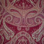 Fabric for Bateau Neck Kaftan in Red Etron