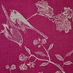 Fabric for Bateau Neck Kaftan in Deep Raspberry