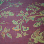 Fabric for Mens Reversible Gown in Deep Purple