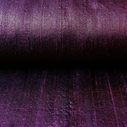 purple aubergine raw silk dupion fabric