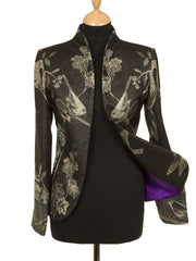 Shibumi Women's Anya Silk Jacket in Ebony