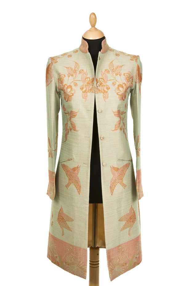 Nehru Coat in Eggshell – Shibumi