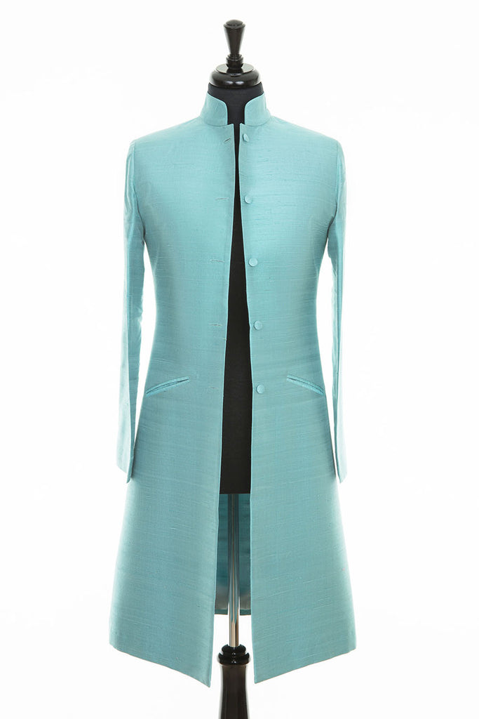 Nehru Coat in Paradise Shibumi