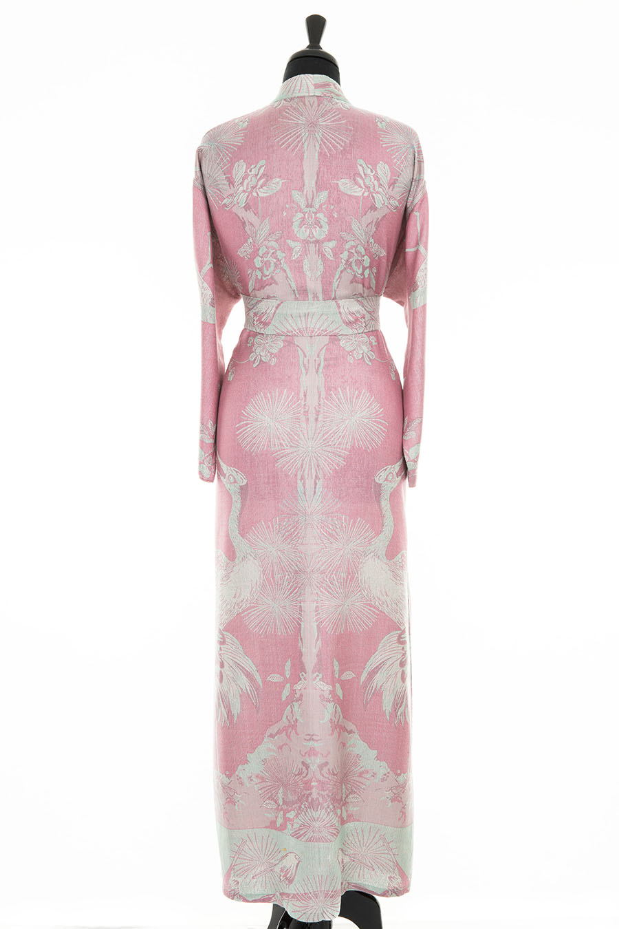 Reversible Dressing Gown in Rococo Pink - Bridesmaid Robes Shibumi Reversible Dressing Gown in Rococo Pink - Bridesmaid Robes Shibumi