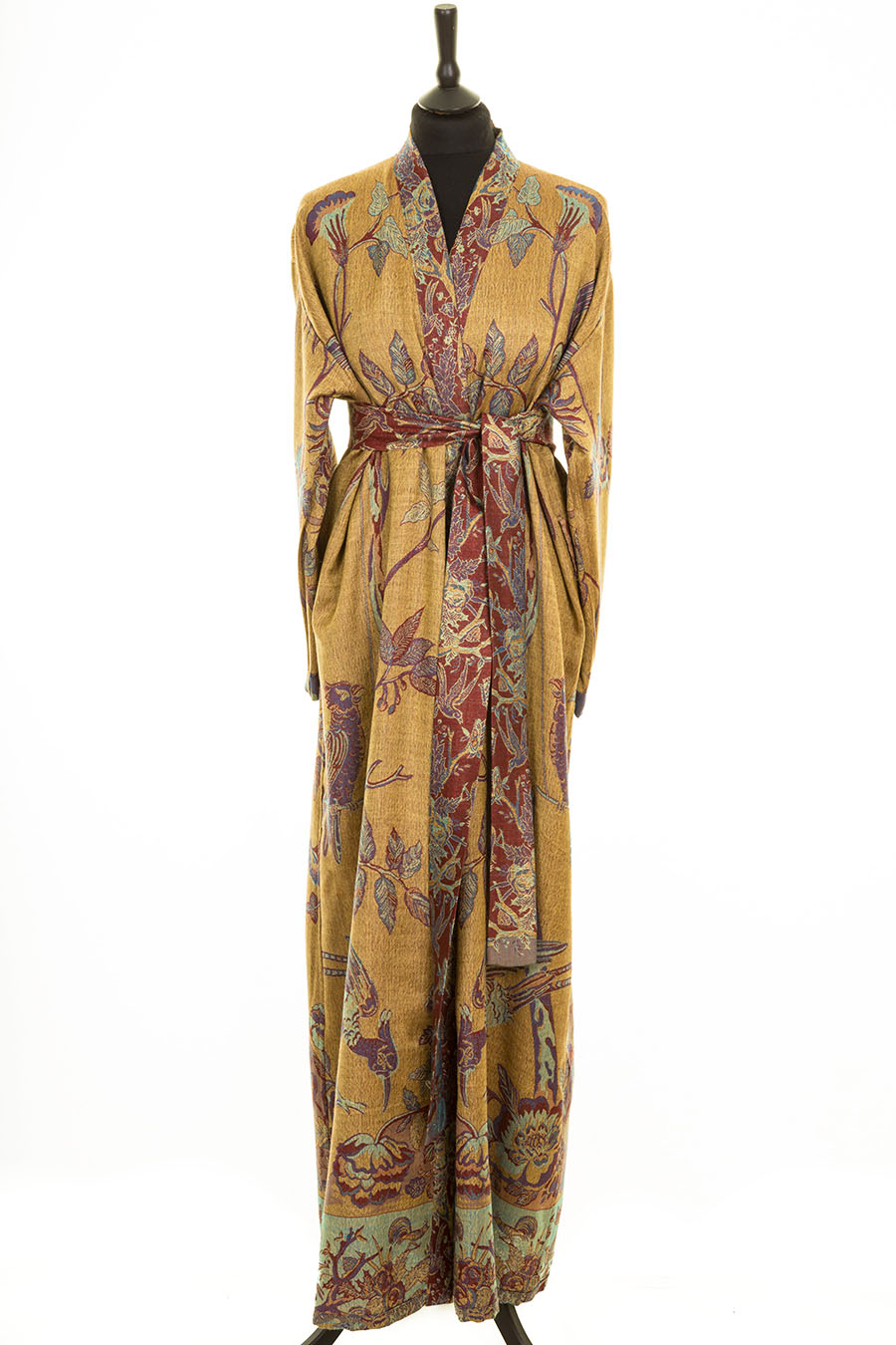 Reversible Dressing Gown in Byzantine Gold - Bridal Robe – Shibumi