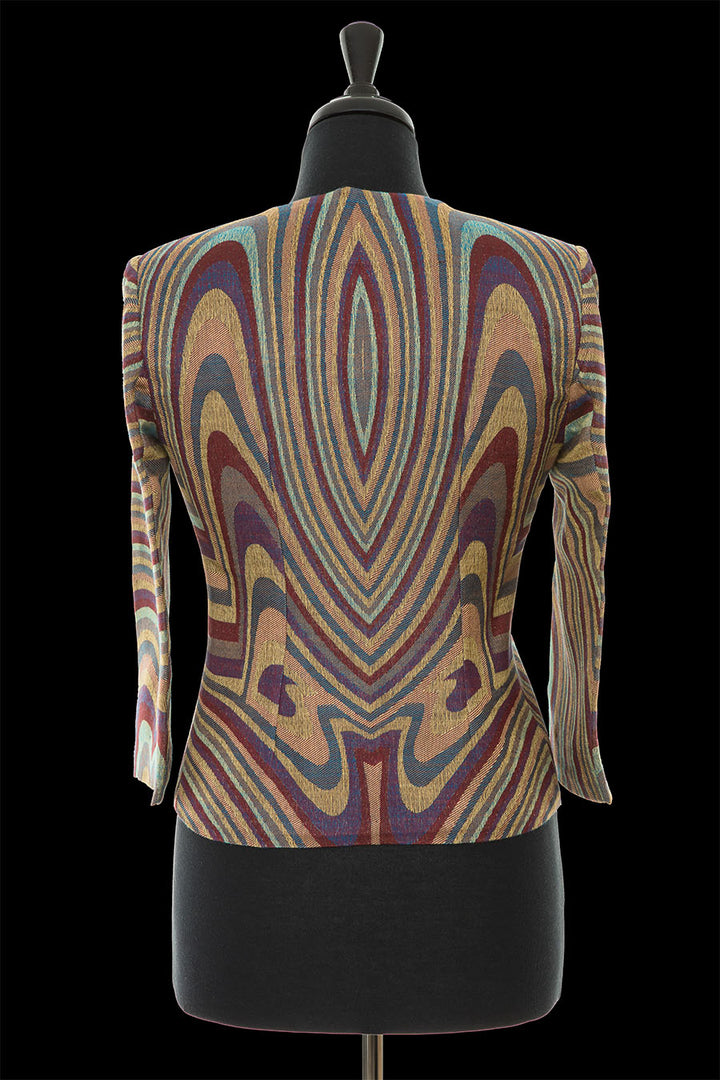 jacket with abstract pattern Chanel style 