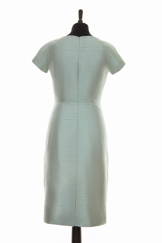 Shibumi Hepburn Silk Dress in Moon Dust