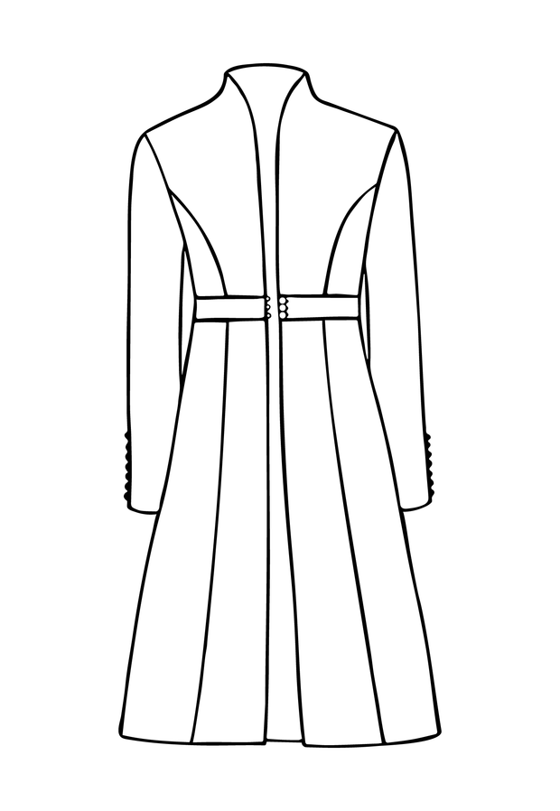 Avani Coat in Vivid