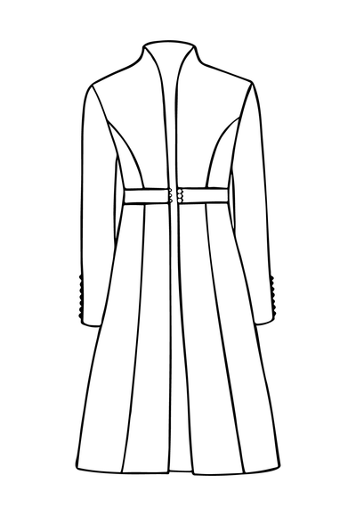 Avani Coat in Liquorice