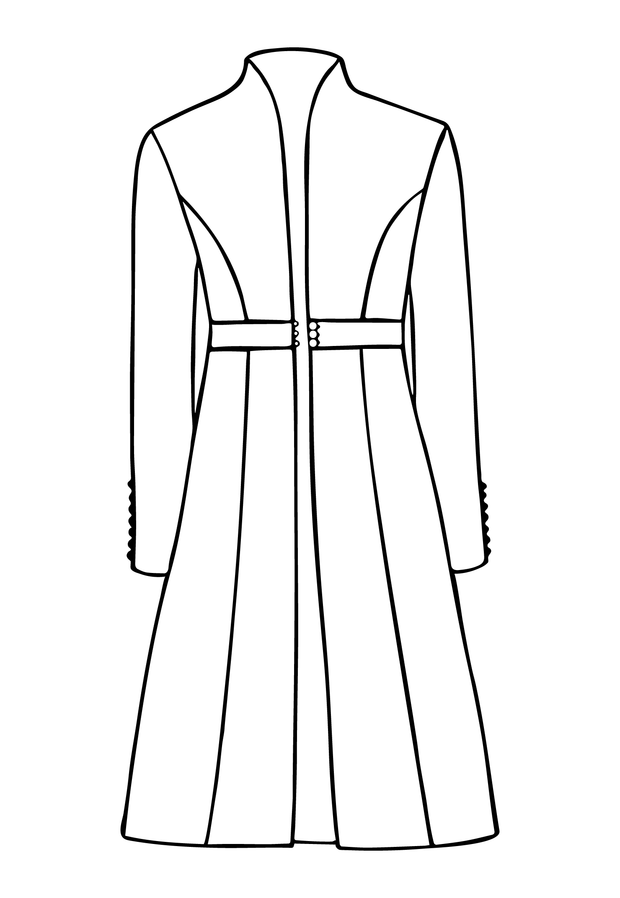 Avani Coat in Antique Gold