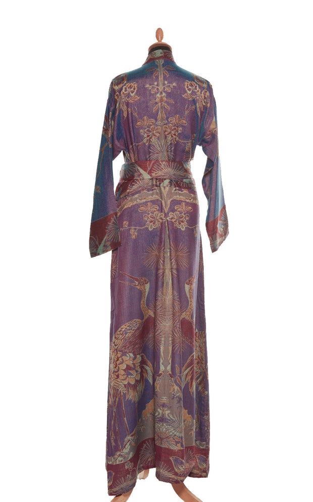 dress in kimono style with beautiful pattern, luxury lougwear item, perfect gift