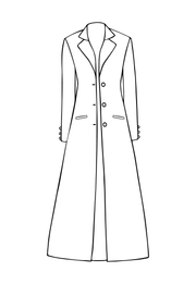Aquila Coat in Imperial Red