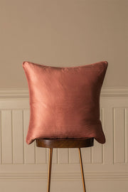 Large Silk Cushion in Blush