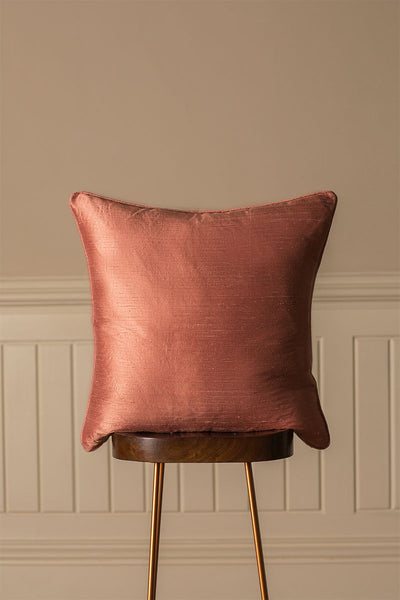 Large Silk Cushion in Blush