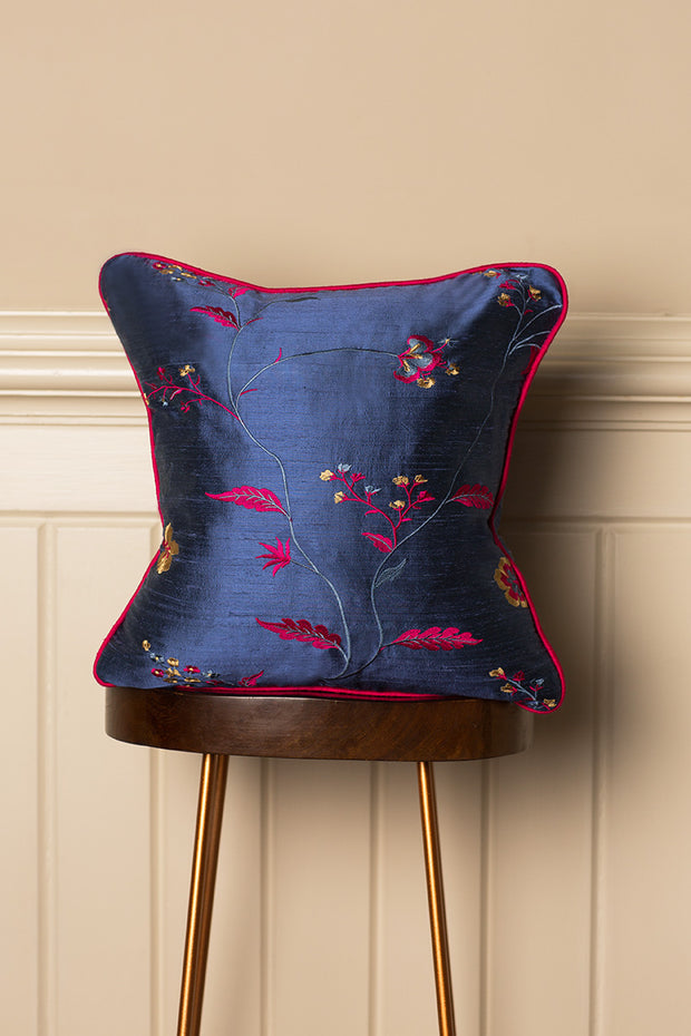 Medium Silk Cushion in Vivid