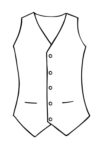 Mens Waistcoat in Wild Orchid