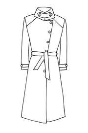 Trench Coat in Jumoke Sun