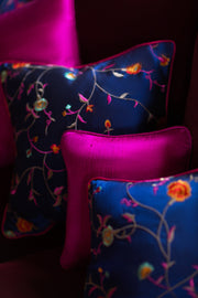 Medium Silk Cushion in Wild Orchid