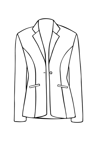 Nina Blazer in Poppy