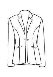 Nina Blazer in Silver