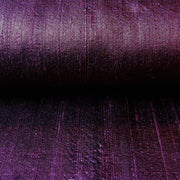 Silk Cigarette Trousers in Aubergine